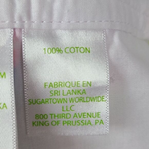 Lilly Pulitzer Vintage Callahan Shorts Lovers Coral Flat Front Midi Leisure - Picture 9 of 11